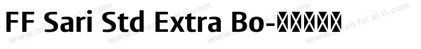 FF Sari Std Extra Bo字体转换